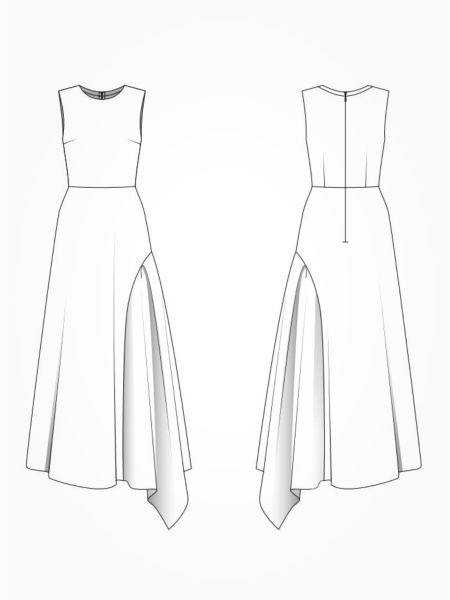 Выкройка: Платье "Сальвия"