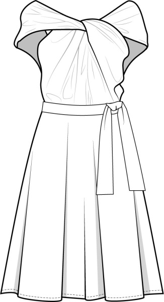 Выкройка: Платье "Лилея"