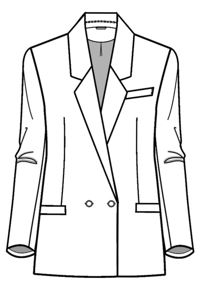 Выкройка: Жакет "Дания"