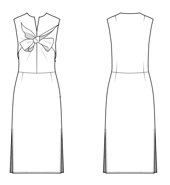 Выкройка: Платье "Шарлин"