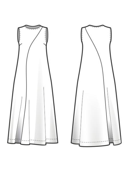 Выкройка: Платье "Хагения"